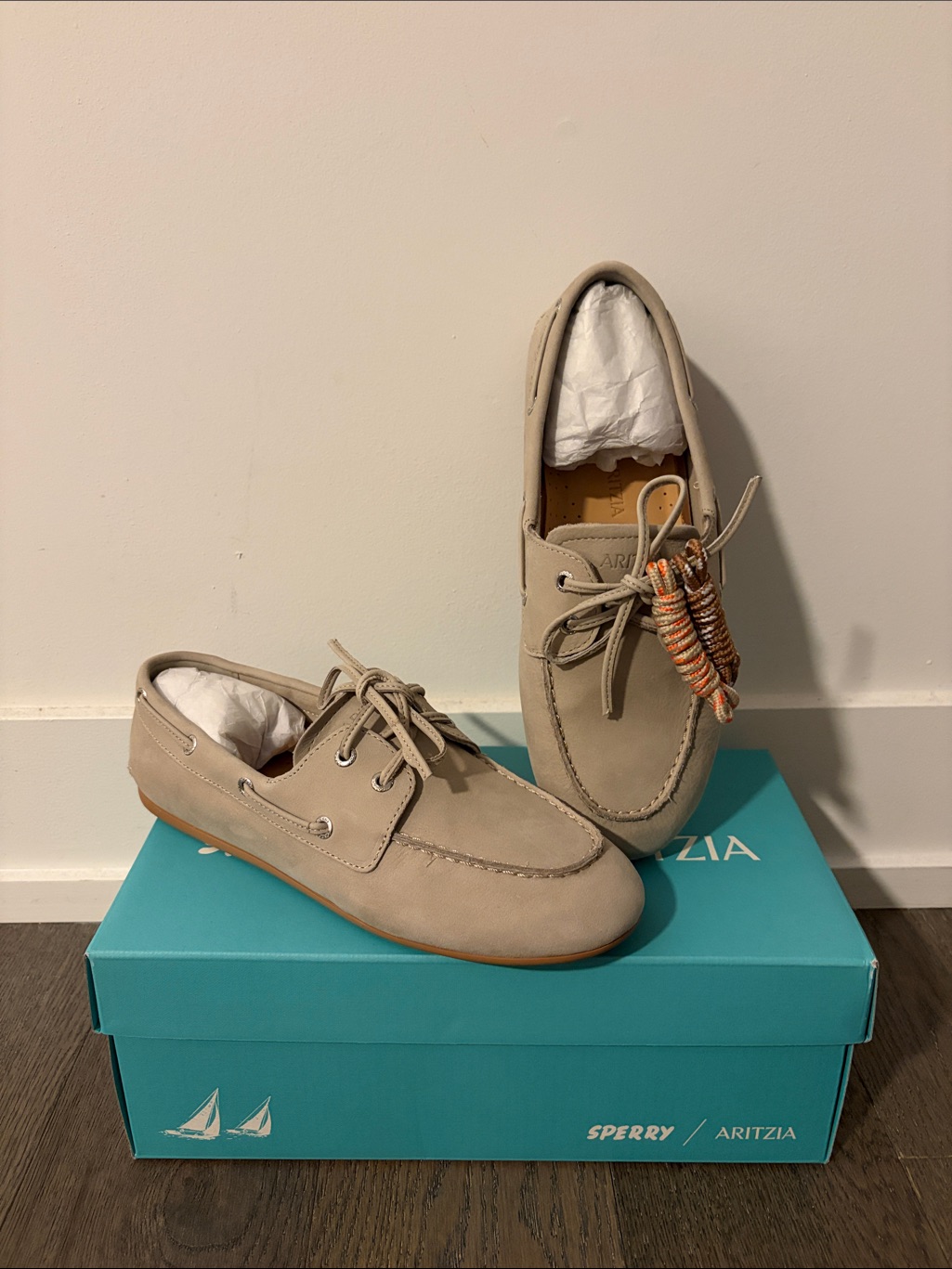 Aritzia X Sperry Slim Boat Shoe - Mainstay Beige